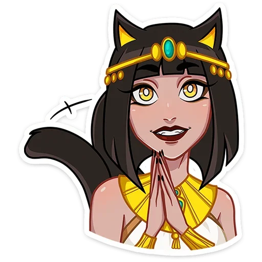 🙏 Стикер «Баст» для Telegram