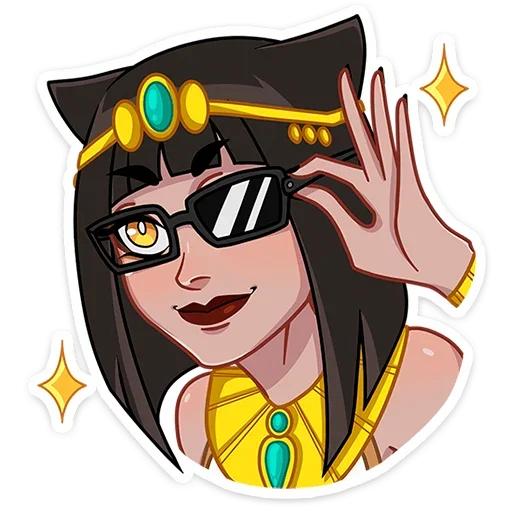 😎 Стикер «Баст» для Telegram