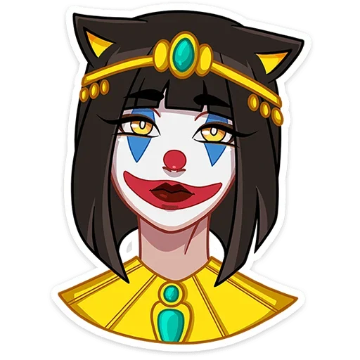 🤡 Стикер «Баст» для Telegram