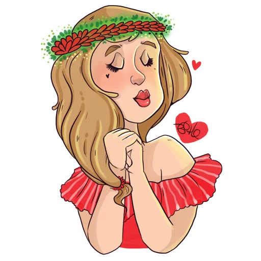 Стикерпак Boho для Telegram — скачать