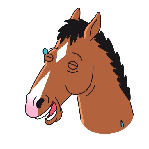 Стикерпак BoJack Horseman для Telegram