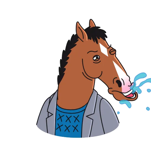 🙅‍♂️ Стикер «BoJack Horseman» для Telegram