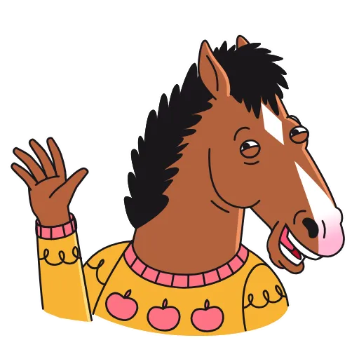 👋 Стикер «BoJack Horseman» для Telegram