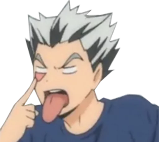 😜 Стикер «bokuto-san» для Telegram
