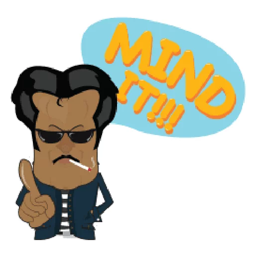 😎 Стикер «Bollywood» для Telegram