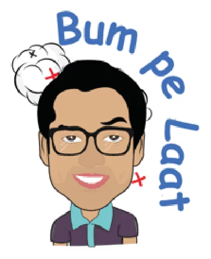 😏 Стикер «Bollywood» для Telegram