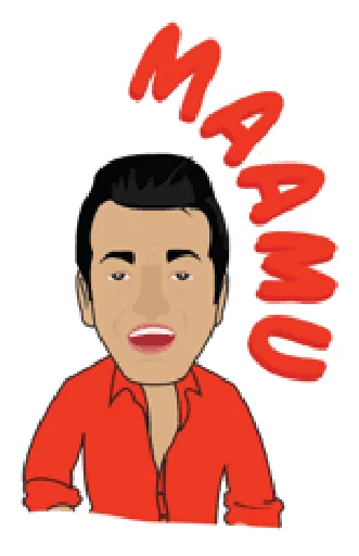 😃 Стикер «Bollywood» для Telegram