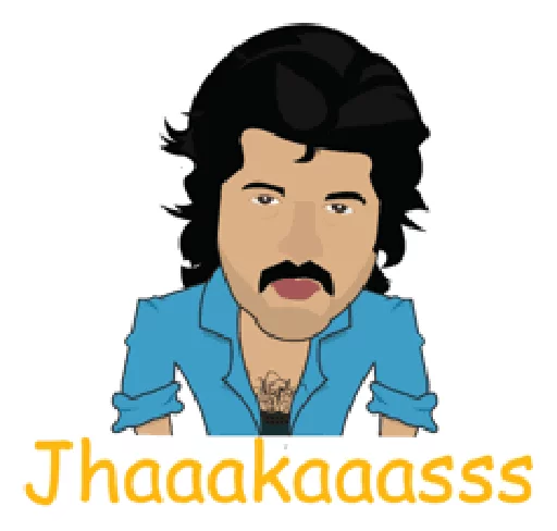 😌 Стикер «Bollywood» для Telegram