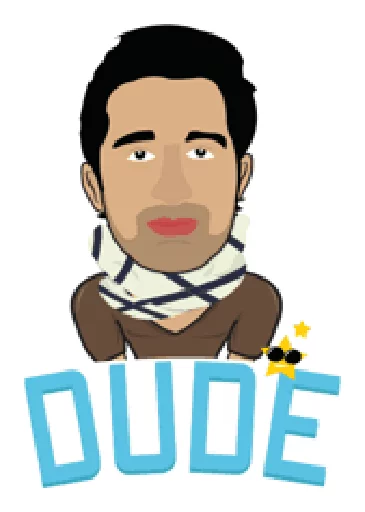 😕 Стикер «Bollywood» для Telegram