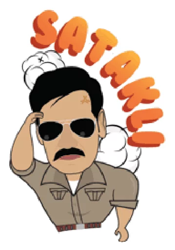 😤 Стикер «Bollywood» для Telegram