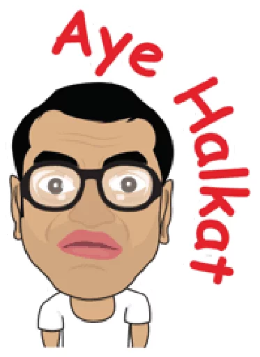 😑 Стикер «Bollywood» для Telegram