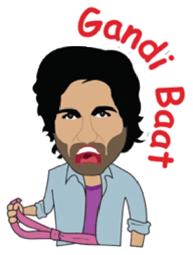 😠 Стикер «Bollywood» для Telegram