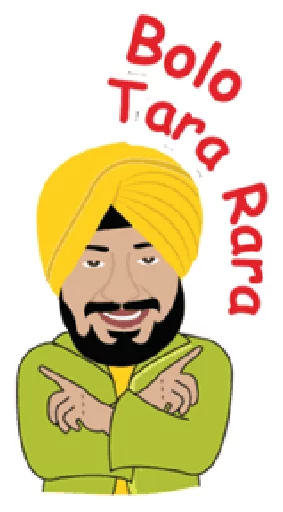 👐 Стикер «Bollywood» для Telegram