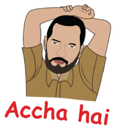 👌 Стикер «Bollywood» для Telegram