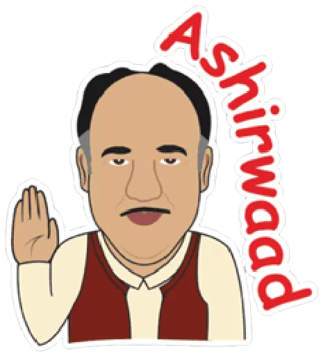 ✋ Стикер «Bollywood» для Telegram
