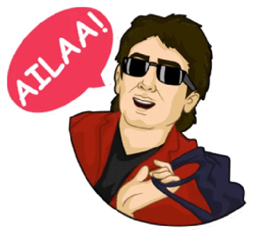 😎 Стикер «Bollywood» для Telegram
