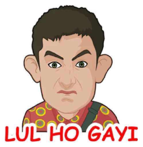 😵 Стикер «Bollywood» для Telegram
