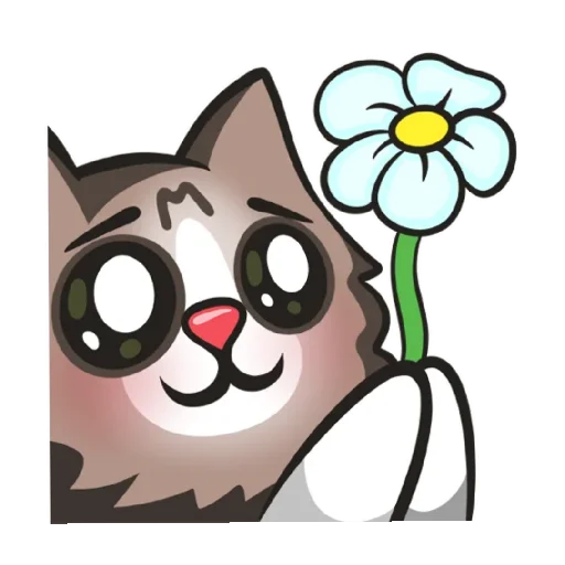🌼 Стикер «Мемы с котиком» для Telegram