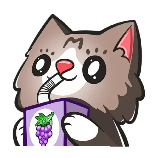 🧃 Стикер «Мемы с котиком» для Telegram