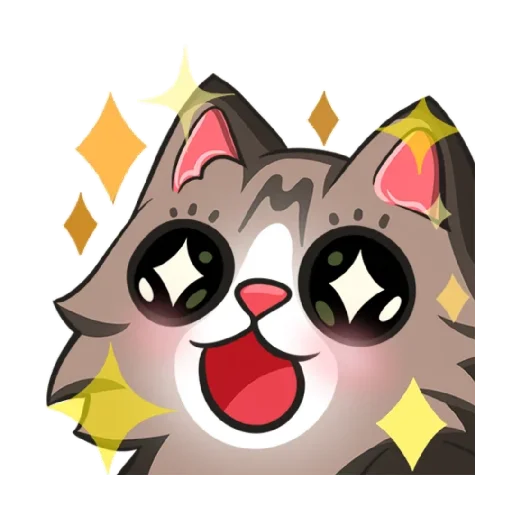 🤩 Стикер «Мемы с котиком» для Telegram