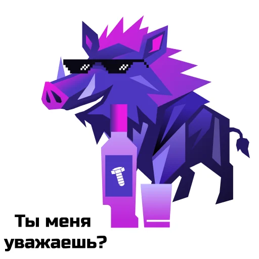 🍾 Стикер «Bolt Father» для Telegram