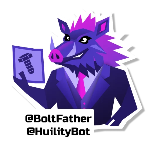 Стикерпак Bolt Father для Telegram