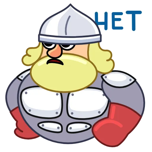 🙅‍♂️ Стикер «Болтослав» для Telegram