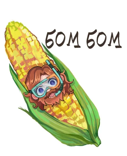 🤩 Стикер «Бом бом» для Telegram