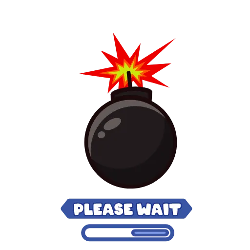 😁 Стикер «Bomb Crypto» для Telegram