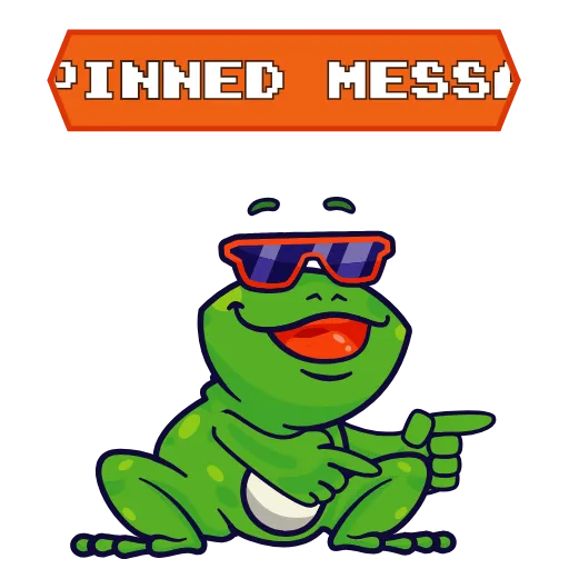🐸 Стикер «Bomb Crypto» для Telegram