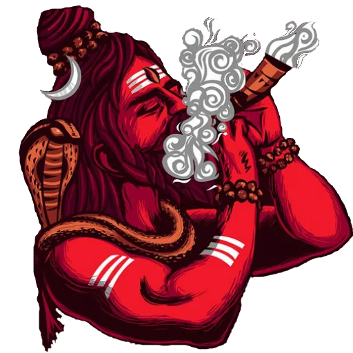 💭 Стикер «Shiv Bholenath» для Telegram