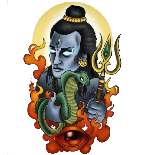👁 Стикер «Shiv Bholenath» для Telegram