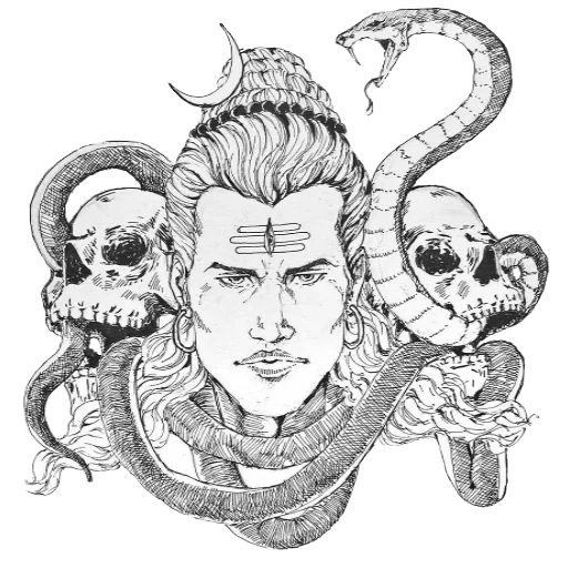 🗻 Стикер «Shiv Bholenath» для Telegram