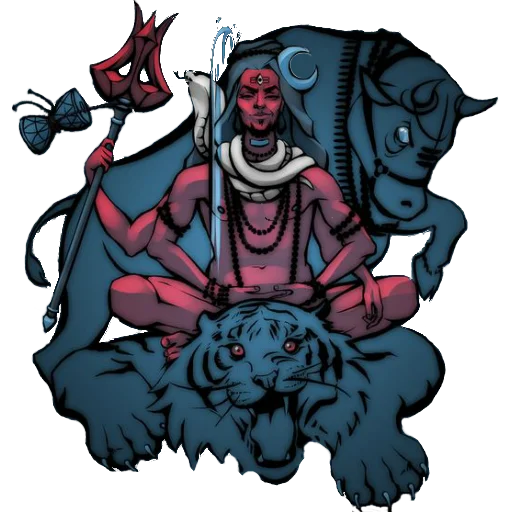 🧘‍♂️ Стикер «Shiv Bholenath» для Telegram