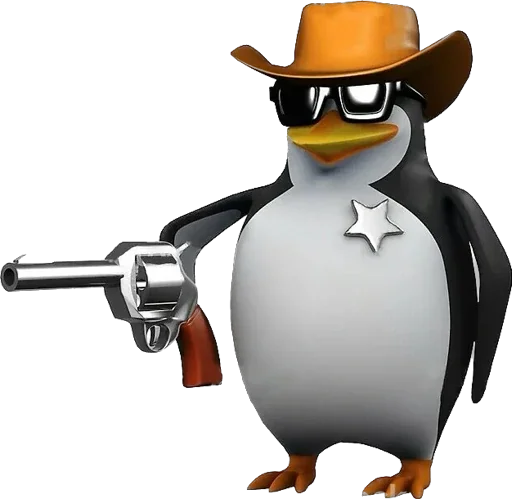 🔫 Стикер «Пингвин» для Telegram