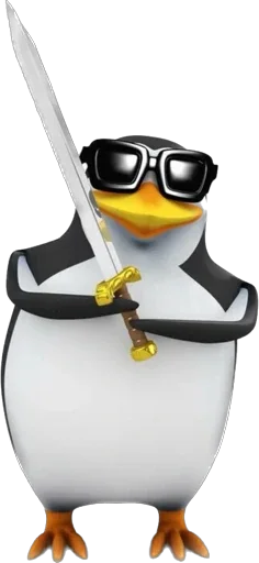 🔪 Стикер «Пингвин» для Telegram