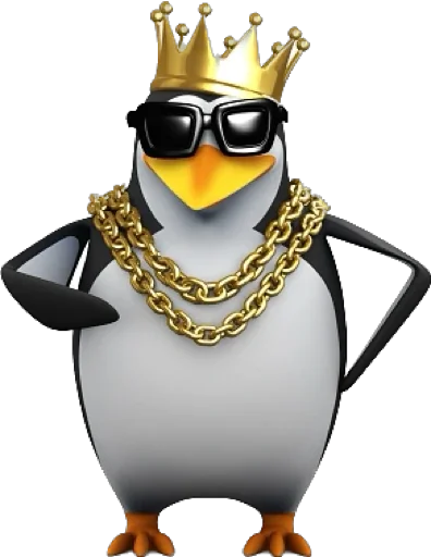 👑 Стикер «Пингвин» для Telegram