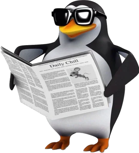 😳 Стикер «Пингвин» для Telegram