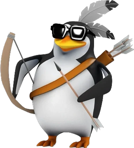 🏹 Стикер «Пингвин» для Telegram