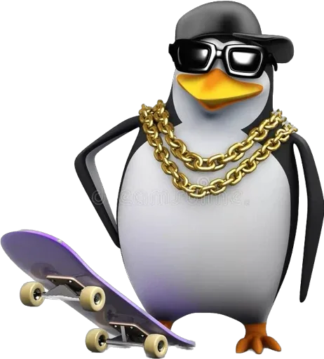 😎 Стикер «Пингвин» для Telegram