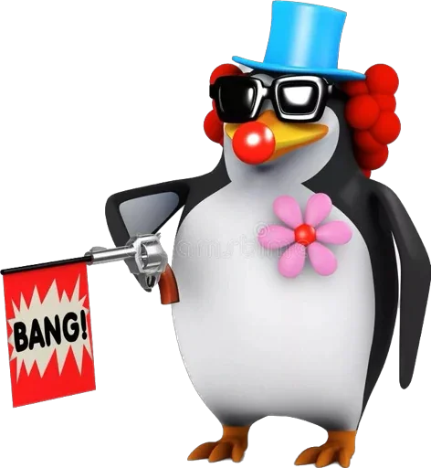 🤡 Стикер «Пингвин» для Telegram