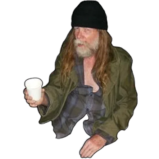 😰 Стикер «Homeless» для Telegram