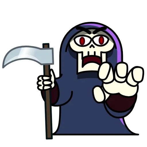 😚 Стикер «Bone Man» для Telegram