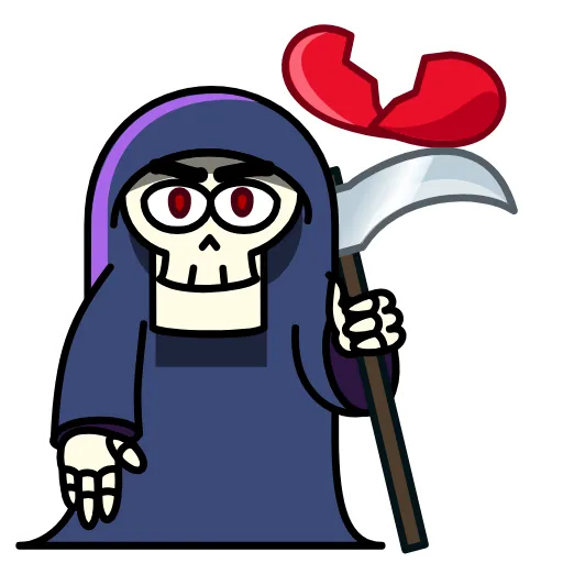 😗 Стикер «Bone Man» для Telegram