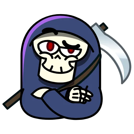 😉 Стикер «Bone Man» для Telegram