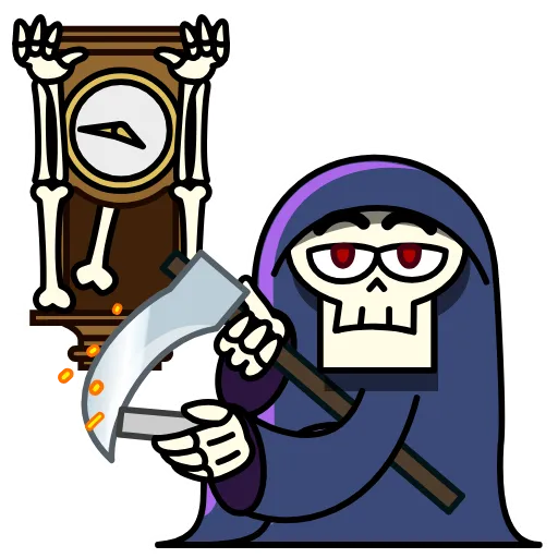 🙃 Стикер «Bone Man» для Telegram