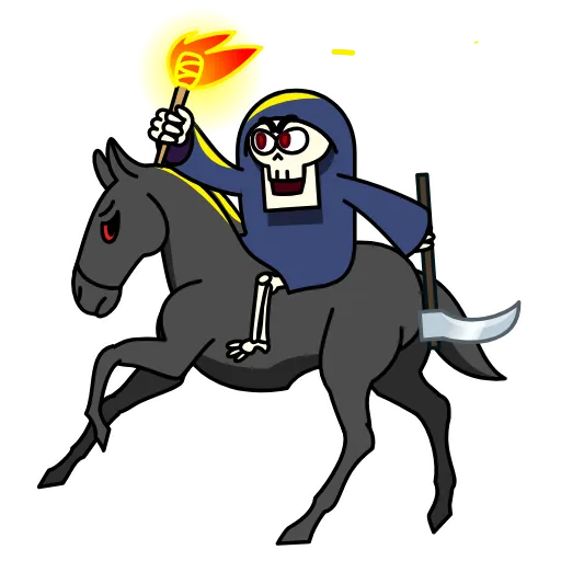 😜 Стикер «Bone Man» для Telegram