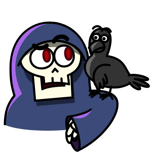 🙃 Стикер «Bone Man» для Telegram