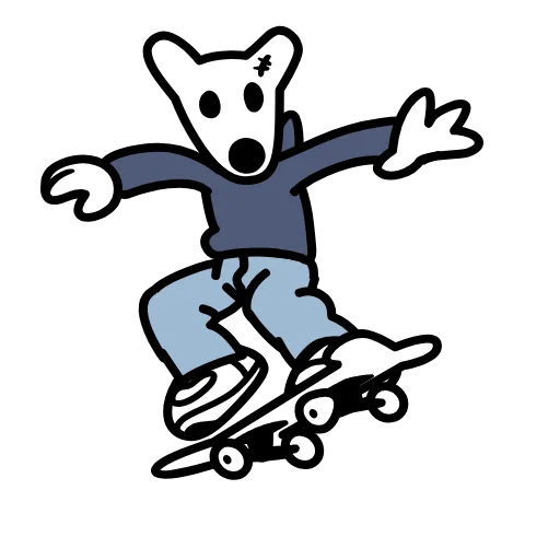 🛹 Стикер «Bones» для Telegram