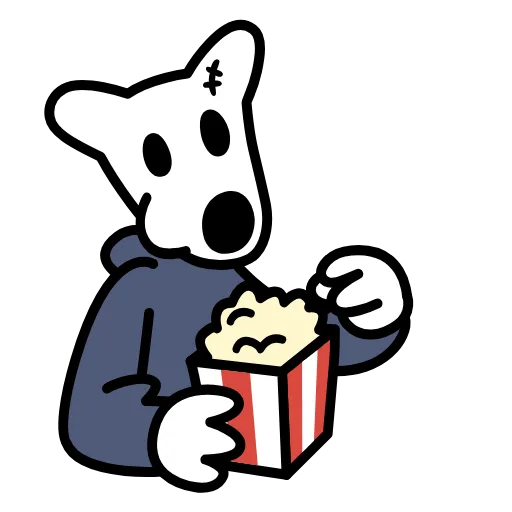 🍿 Стикер «Bones» для Telegram